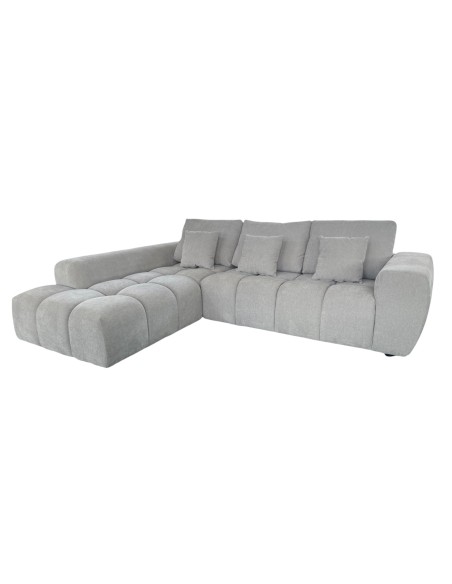 canapé cordina angle gauche light grey - city 451