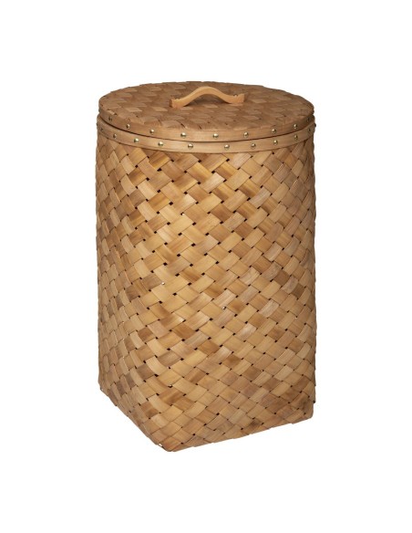 178792a - panier melvin bois clair linge - l