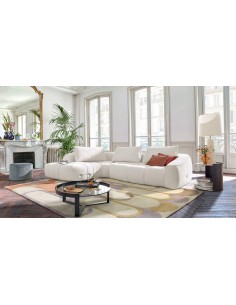 canapé melvin angle droit vert( bleu canard) city 357