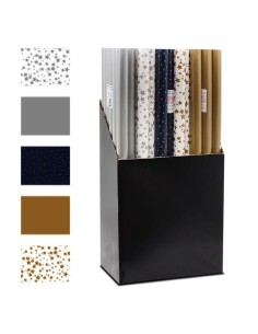 14881-papier cadeau stars 200  x 70 cm