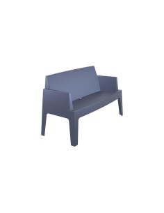 063 box sofa / gris fonce