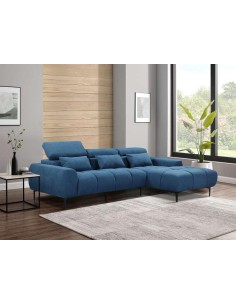 canapé forman angle gauche bleu bluvel 85