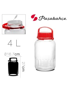 18226-bocal  harvest  4 l diam. 16.7 x h 27 cm / 4000c