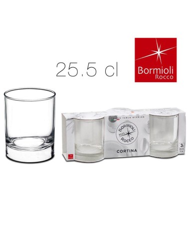 verre cortina 25.5 cl x3
