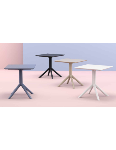 108 sky 70x70cm table/  white