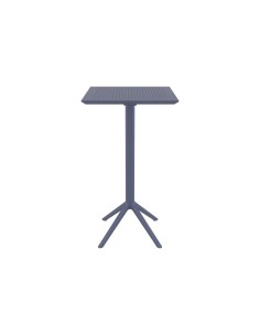 116 sky 60x60cm folding bar table/ dark