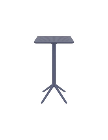 116 sky 60x60cm folding bar table/ dark