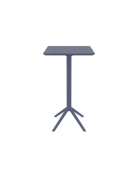 116 sky 60x60cm folding bar table/ dark