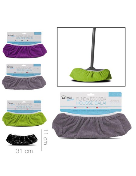 227502 - housse balai en  microfibre 31 x 11 cm