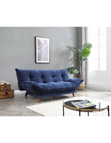 canape convertible pillow  3places - lord 85 bleu