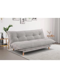 canape convertible pillow  3places - gris clair lord 06