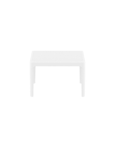 109 sky side table blanc