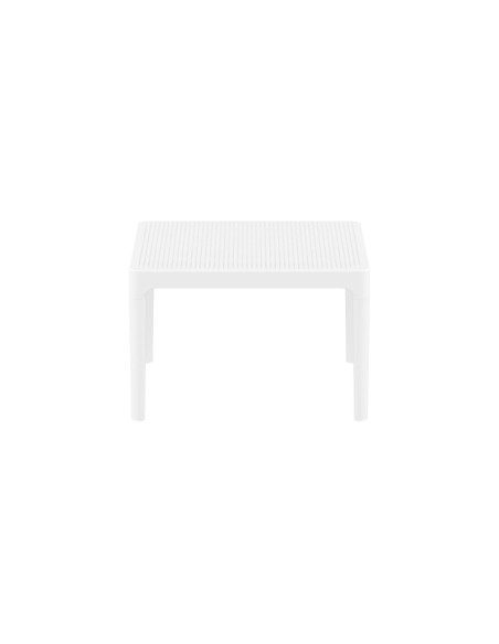 109 sky side table blanc