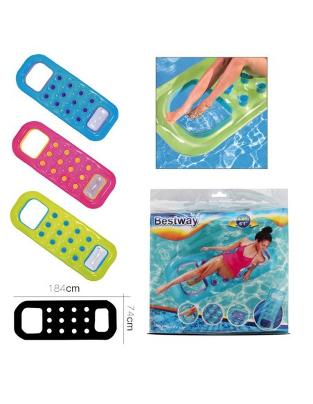 43110-matelas gonflable  185 x 74 cm asst