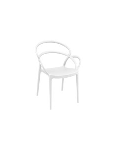 085 mila armchair / white