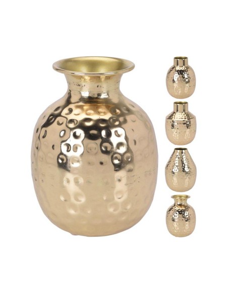 a54233610-vase - 9x9x14cm - doré - 4 ass