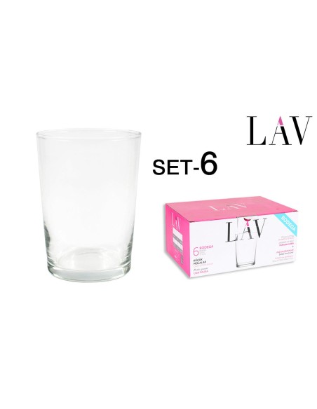 set 6 verres sidra 520cc bodega