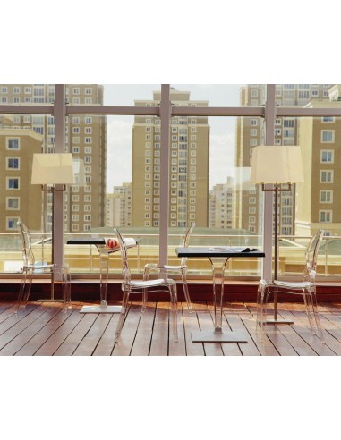 034 elizabeth chair / clear transparent