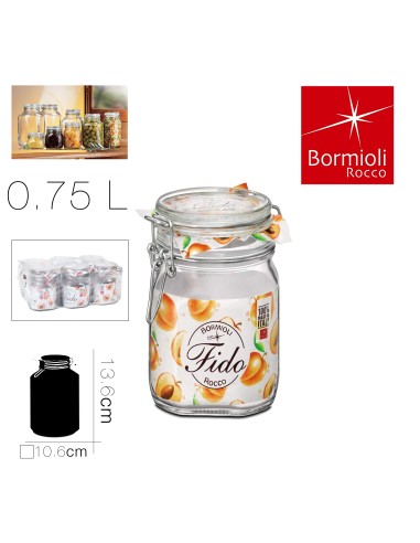 87637 - pot hermetique fido 75 cl