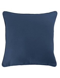 1609167- housse de coussin +encart 40 x 40 cm coton uni panama marine