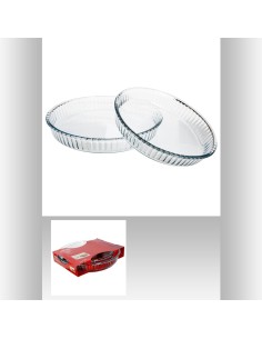 118530 - plat tarte verre x2