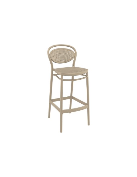 269 marcel 75cm bar stool / taupe