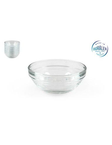 t51-2022afc - saladier verre d9cm/125cc transp. durale