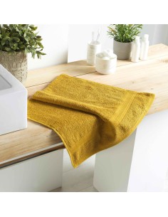 1800998 - serviette de toilette 50 x 90 cm eponge unie colors miel