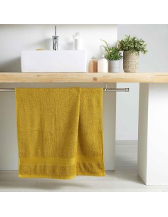 1801011 - drap de douche 70 x 130 cm eponge unie colors miel