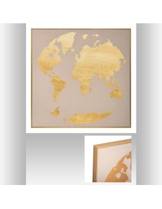 179504-toile imp/cad/foil monde 58x58