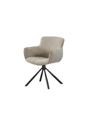 fauteuil millicent blanc pieds noir-uf995-02