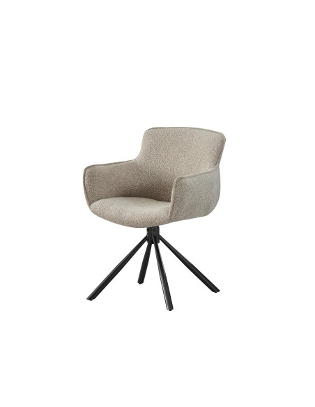 fauteuil millicent blanc pieds noir-uf995-02