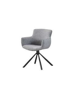 fauteuil millicent brown/kaki pieds noir-uf995-08