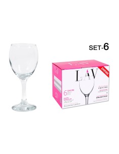 22285s - set 6 verres eau/vin 245cc empire