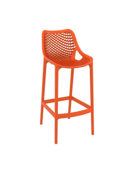 068 - air tabouret de bar 75cm orange