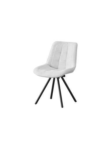 chaise selma beige pieds noir