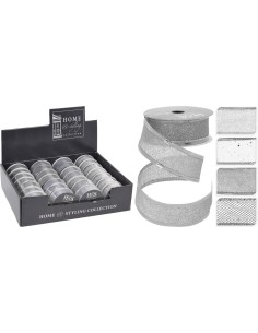 767920080-ruban maille 2700x25mm argent