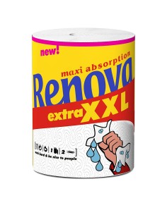 67106 - papier essuie-tout renova maxi absorbant xxl x1