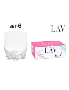 5445s - adr15f set 6 verre eau 290cc adora