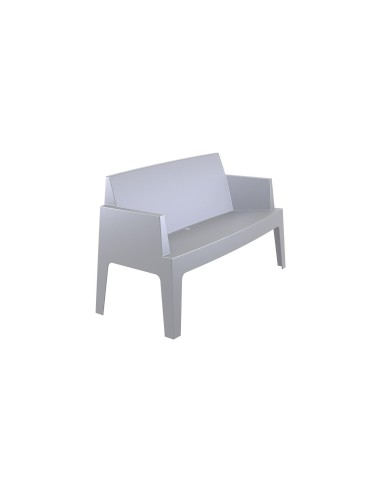 063 box sofa / gris clair