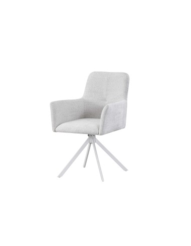 fauteuil mirabelle blanc pieds blanc