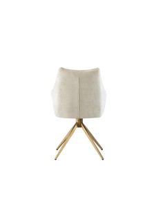 fauteuil gimpy rose pieds or mate