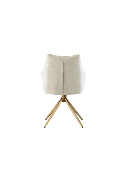 fauteuil gimpy rose pieds or mate