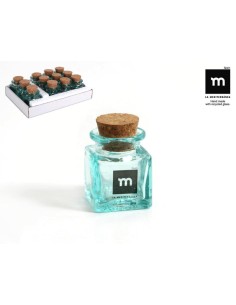 270320191-petit pot verre 4.2x6.2cm a/bouchon cubo