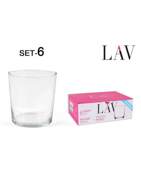 set 6  verre pinta 345cc bodega