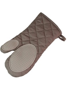 gant 30 x 18 cm polycoton+silicone cuistot jaune