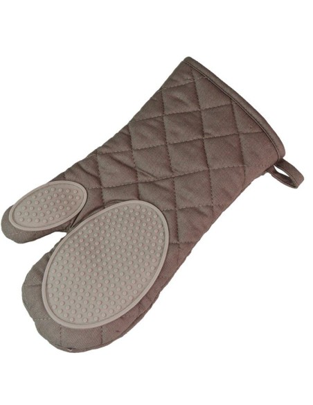 gant 30 x 18 cm polycoton+silicone cuistot jaune