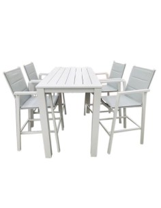 55613-table de bar matzo 140*70 blanc mat