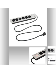 164718 - multiprise 6 terre 1,5m ip20