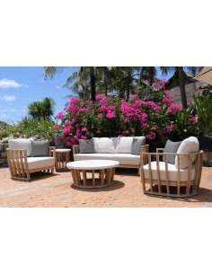 huc25692-salon woodland canp&eacute: + 2 fauteuils + table basse 1000mm